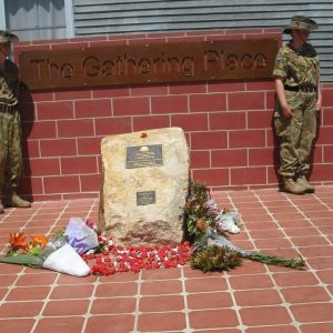 Gathering Place Memorial Greta 2015 with Australian Army Cadets - Wangaratta Group The Gathering Place 18 Oct 2015