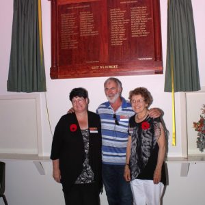 Noeleen Lloyd, Allan Porker & Joan Ellis, the original 'champions' 18 October 2015
