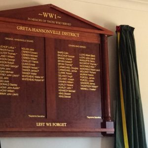 Unveiling Honour Board 18 Oct 2015