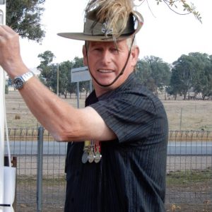 Adrian Younger ANZAC Service Greta Cemetery 23 April 2019