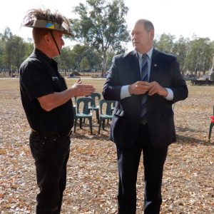 Adrian Younger & Tim McCurdy MP ANZAC Service Greta Cemetery 23 April 2019 (2)