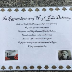 Delaney Hugh ANZAC Service Greta Cemetery 23 April 2019