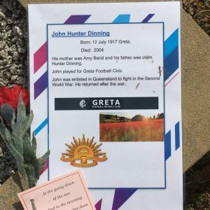 Dinning John Hunter ANZAC Service Greta Cemetery 23 April 2019 (3)
