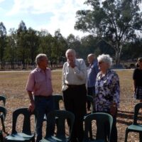 Eddie Hopper, John and Val Tanner at ANZAC Service Greta Cemetery 23 April 2019 (11) Eddie Hopper, John and Val Tanner at ANZAC Service Greta Cemetery 23 April 2019 (11)