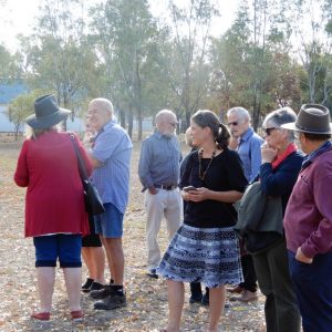Graham, Dinning and Delaney families at ANZAC Service Greta Cemetery 23 April 2019 (12)