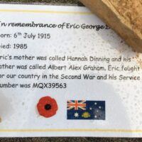 Graham Eric ANZAC Service Greta Cemetery 23 April 2019 (3) Graham Eric ANZAC Service Greta Cemetery 23 April 2019 (3)