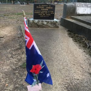 Grass Albert ANZAC Service Greta Cemetery 23 April 2019 (2)