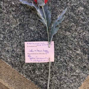 Legg John & Louis ANZAC Service Greta Cemetery 23 April 2019