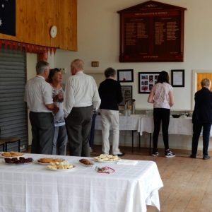 Morning tea at Greta Hansonville Hall after ANZAC Service Greta Cemetery 23 April 2019 (2)