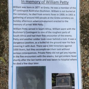 Petty William ANZAC Service Greta Cemetery 23 April 2019 (2)