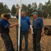 Setting up flag pole on 22 April for ANZAC Service Greta Cemetery 23 April 2019 (17) Setting up flag pole on 22 April for ANZAC Service Greta Cemetery 23 April 2019 (17)