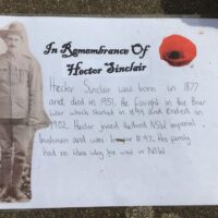Sinclair HectorANZAC Service Greta Cemetery 23 April 2019 Sinclair HectorANZAC Service Greta Cemetery 23 April 2019