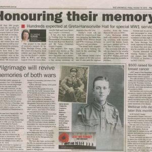 Gathering Place to be unvielled Wangaratta Chronicle 16 October 2015