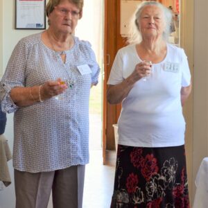 Lola Rowe & Patricia Wadley, Ned and the Law Greta 22 February 2020, pre event toast.