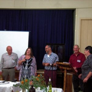 Ralph Stavely, Alice Richardson, Dean Mayes, Adrian Younger & Noeleen Lloyd, Ned and the Law Greta 22 February 2020.j